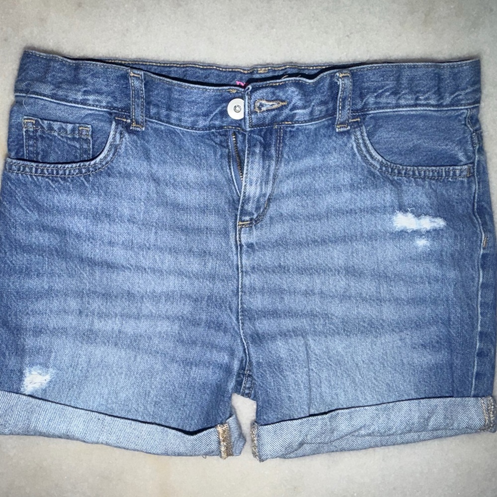 The Children's Place Girls Midi Denim Shorts Size 12